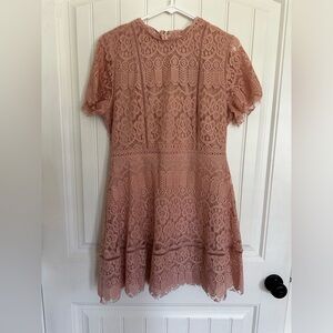 New with Tags - bohme blu pepper blush lace dress